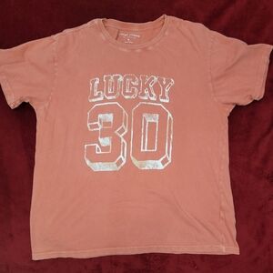Lucky Brand Kids Orange Graphic Tee